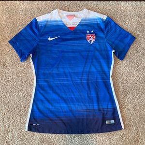 2015 Us Women's Soccer National Team Authentic Jersey Nike Dri-fit Medium